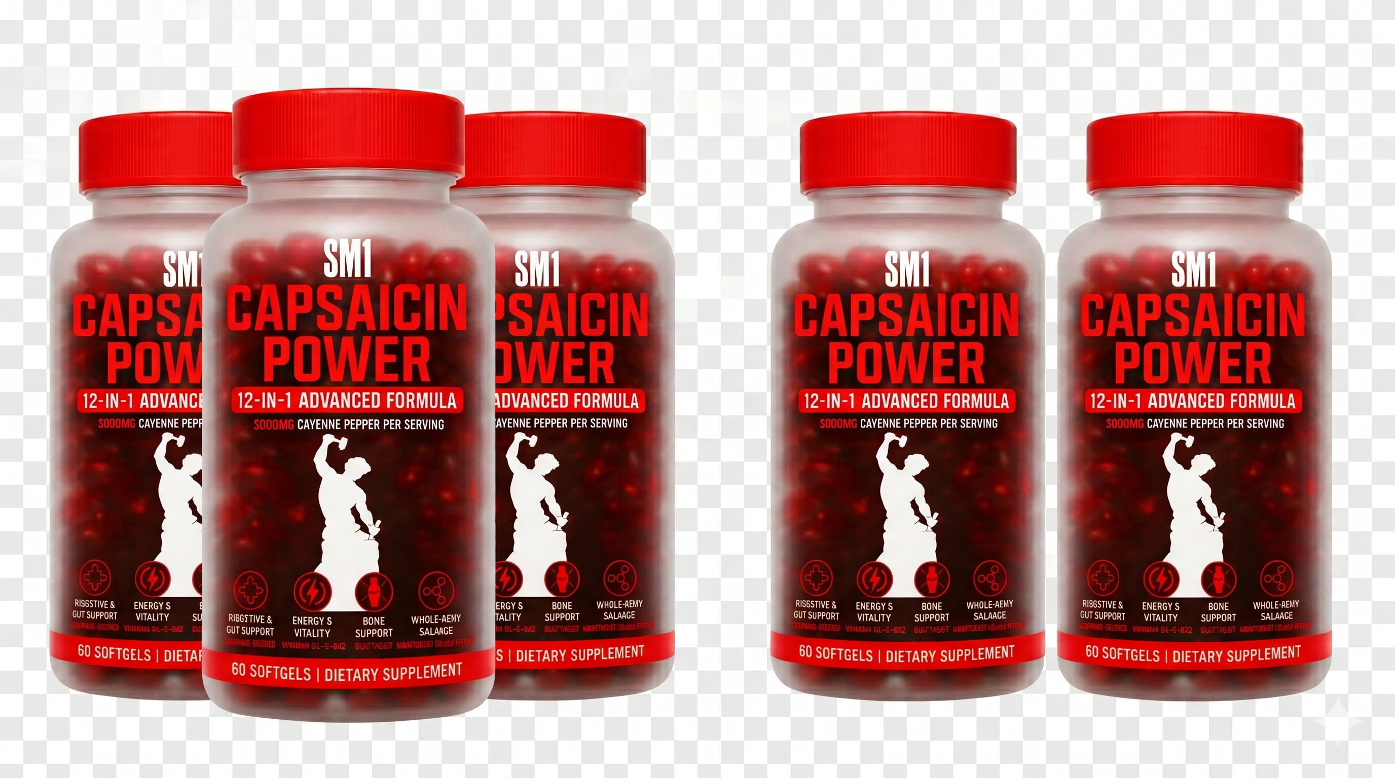 SM1 - Buy 3 + Get 2 Free (5 Bottles)